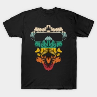 Retro colorful monkey T-Shirt